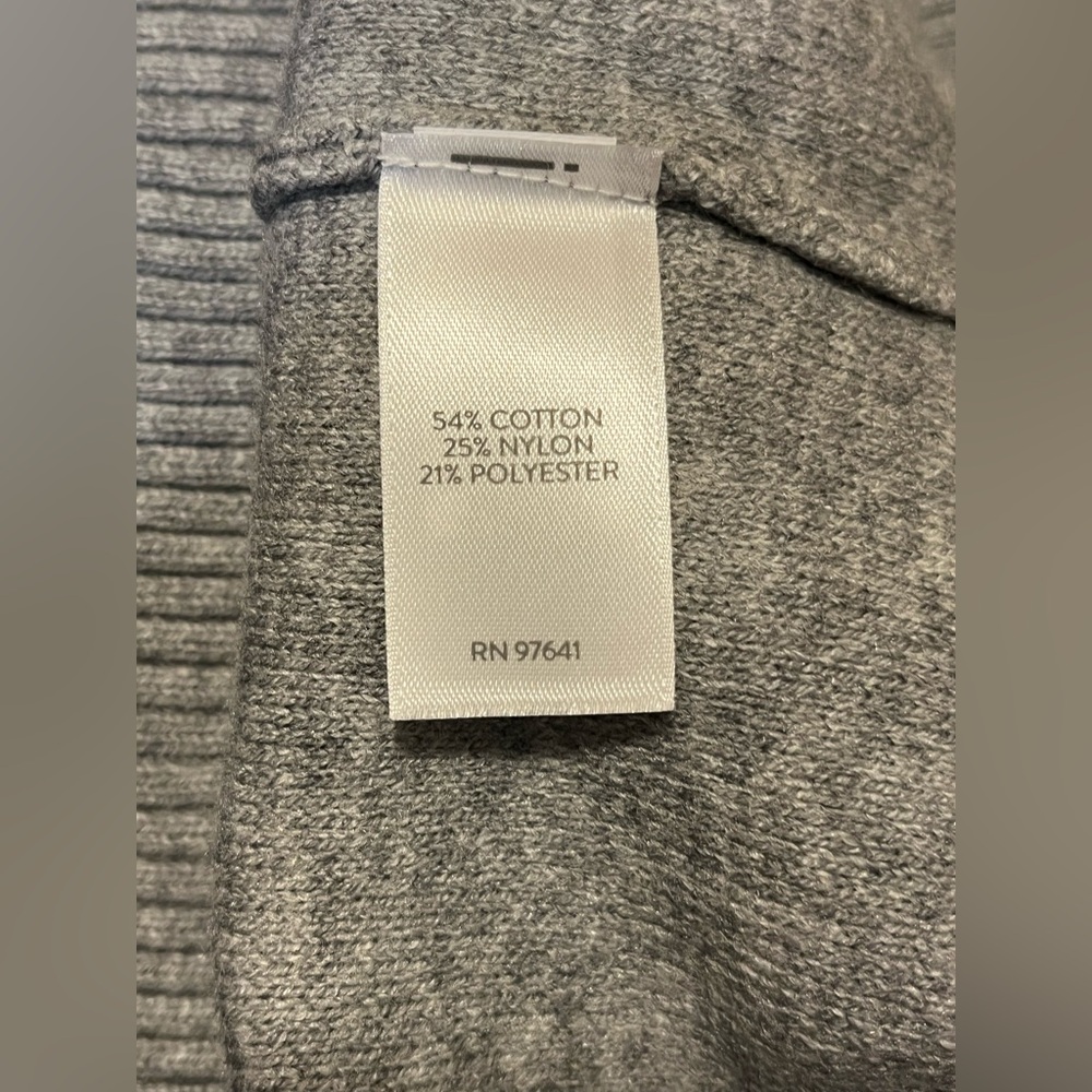 J. Jill Gray and Cream Women's Sweater - Picture 11 of 11